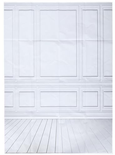 Cpolebev 3X5Ft Vinyl Fotografie Kulissen Brick Wall HolzfußBoden Hochzeit Hintergrund für Fotostudio