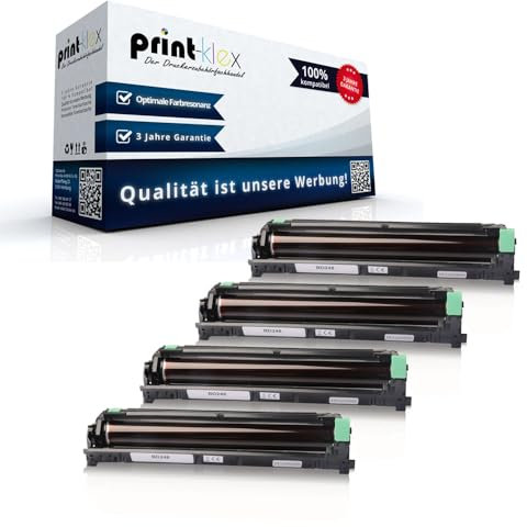 4X Print-Klex Trommeleinheiten kompatibel für Brother MFC-L 3740 CDN MFC-L 3740 CDW MFC-L 3740 CDW Eco MFC-L 3740 Series DR-248CL DR 248 DR248CL Schwarz Blau Rot Gelb- Office Print Serie