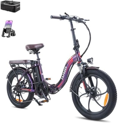 Fafrees F20 PRO E-Bike Klapprad Elektrofahrrad 20 Zoll Fatbike, 250W Motor 36V 20AH Akku, 20 * 3,0 Zoll Mountainbike Elektrofahrrad 40 Nm