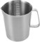 ULTECHNOVO Taza Medidora Inoxidable de Gran Capacidad con Pico Jarra Espumadora para Leche para Cocinas