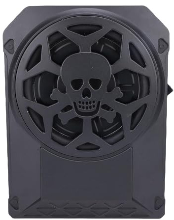 RiToEasysports Auto-Subwoofer, 10 Zoll, 800 W, Angetrieben Unter Dem Sitz, mit LED-Licht, Gehäuse aus Aluminiumlegierung für Effiziente Wärmeableitung, Universelle Kompatibilität für LKWs, Autos und