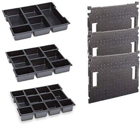 L-BOXX Sortimo Kleinteileeinsatz 5/8 / 12fach für L-Boxx 102 incl. Deckeleinlagen