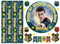 EDIBLE 6 HARRY POTTER ICING GIRLS BOYS PERSONALISED CAKE TOPPER WITH EDIBLE RIBBON
