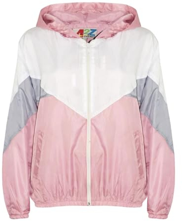 A2Z Girls Waterproof Windbreaker - Windbreaker 504 Baby Pink 13