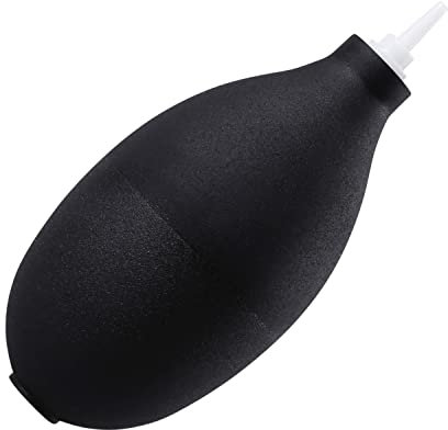 Blasebalg zur schnelleren Trocknung vom Wimpernkleber | Luftpumpe für schnelles trocknen | Air Blower Pink oder Schwarz | Wimpern Extensions Wimpernverlängerung, Farbe:Schwarz