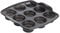 Tefal Crispybake Moule 9 muffins silicone rétractable J4174714, Noir, 30 x 29 cm