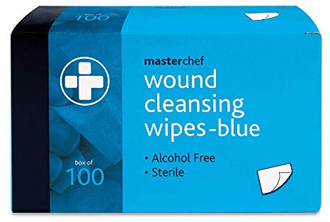 Reliwipe Blue Wound Cleansing Wipes Sterile - 714