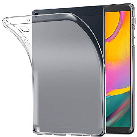 REY Transparent Silikonhülle TPU für Samsung Galaxy TAB A 8 2019 T295 T290, Premium Kratzfest TPU Durchsichtige Schutzhülle, Ultradünne 0,33 mm, Tablet