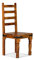 Woodkings® 2er Set Holzstuhl Merlin II, Massivholz Palisander Echtholz rustikal Küchenstuhl Holzstuhl Esszimmerstuhl Esszimmermöbel