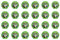 Frog Tape 150182.24 Green Multi Surface Painters Masking Tape 24mm x 41.1m, Pack of 24