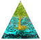 VMSTKWW Orgon-Pyramide, Mondstein, Ogan-Kristall, Olivier-Orgonit-Pyramide, Natur, Reiki-Chakra, zerkleinerter Stein, Baum des Lebens, Kristall, Heilung, Chakra-Pyramide, Geschenk für Freunde