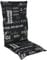BURI Hochlehner Auflage Lifestyle Sitzkissen Gartenstuhl schwarz 123x50x6cm