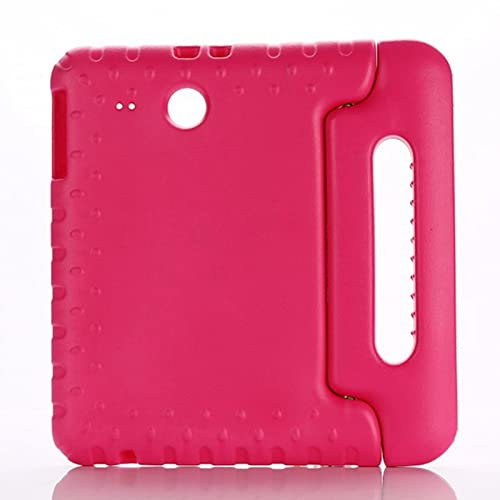 secretcipher For Samsung Galaxy Tab E 9.6 SM-T560 T561, Kids Children Silicone Cover Shockproof EVA Tablet Case For Samsung Galaxy Tab E 9.6 (Color : Rose red)