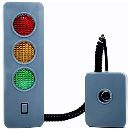 Parking Sensors Led Park Assist Alarm Garage Parking Sensor Aid Led Stop Sign Bumper Sensor with Adjustable Height Battery Operated Wall Mountable.