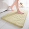 chakme Badematte Memoryschaum Badteppich Saugfähige Badvorleger Badezimmerteppich Duschmatte Deko Fussmatte rutschfeste Matte für Badezimmer Wohnzimmer 43×61 cm, Hellgrün
