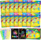 ZMLM 16 Libros Scratch Art para Niños, Regalo Creativo Dibujar de Rascar Kit con 18 Lápices de Madera, 16 Plantillas de Dibujo, Rainbow Magic Scratch Papel Regalo Cumpleaños Niños para de 3 a 12 Años