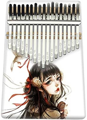 Anfänger Kalimba Kalimba 17 Tasten Daumenklavier Acryl Musikinstrumente (Color : G)