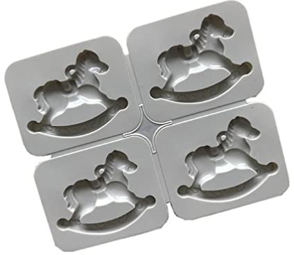 Cioccolato Caramelle Zucchero Mestiere Cavallo A Dondolo Gum Stampo Torta Che Decora Attrezzi Famiglia Arte Stampo Sapone In Silicone Stampo Sugarcraft