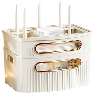 Holdes WLAN-Router-Abdeckung – Aufbewahrungsregal für WLAN-Router für Büro