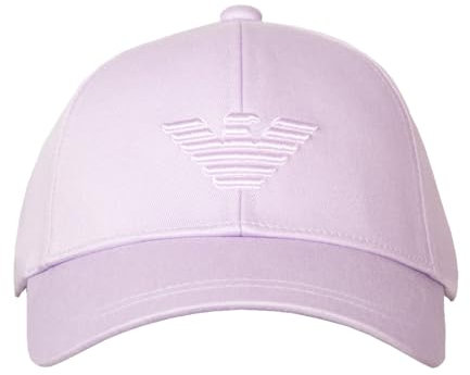 Emporio Armani Baseballmütze mit verstellbarem hinterem Schirm, gesticktem Logo, Artikel 230102 4R500 Baseball, 00097 Glicine/Bright Violet, Einheitsgröße