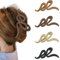 Rapidbok 4 Piezas Pinzas Antideslizantes para el Cabello de Plástico en Mate,13 cm Pinzas Grandes Para el Pelo Antideslizantes,Para Mujeres Niñas Cabellos Largos,Gruesos y Finos