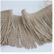 Rockreyoa Fransenborte Fransen Spitzenband Quastenbesatz Fringe Trim Fenstervorhänge Accessoires Makramee-vorhänge Bordüre Dekor für Gardinen Heimwerker Nähzubehör Kissendekor Beige