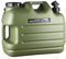 Walkervo Bidon d'eau avec Robinet Amovible Et Couvercle À Visser Réservoir d'eau Potable Jerrican Alimentaire Camping Conteneur d'eau sans BPA pour Camping Randonnée Barbecue Pêche,25L,Military Green