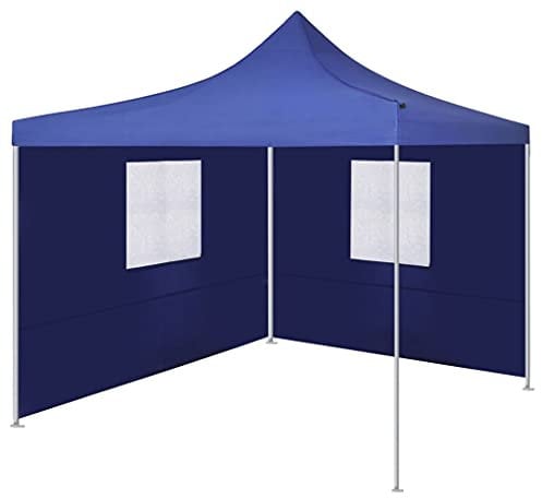 Heimartikel, faltbares Zelt mit 2 Wänden, 3 x 3 m, Blau, Anzugmöbel