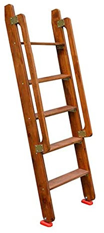 Einfach zu bedienen und zu transportieren, Teleskopleiter, 150 cm, Etagenbettleiter, Holz mit Griff, tragbare Doppelstockbettleiter für Kinderzimmer und Schlafsaal, Heim-Loftleiter für Aldults, Last