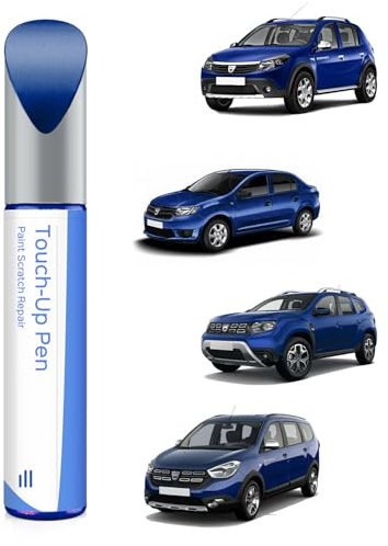 PARTS4EV RQH Bleu Iron Pintura de retoque para Dacia Coincidencia exacta – Repara arañazos y desconchados