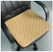 Stuhlkissen, Leder-Stuhlkissen for Esszimmer, Büro, Computerstühle, Kissen – rutschfestes, wasserdichtes, langlebiges Sitzkissen for den Innen- und Außenbereich, Auto-Lederpolster(Beige,50*50cm)