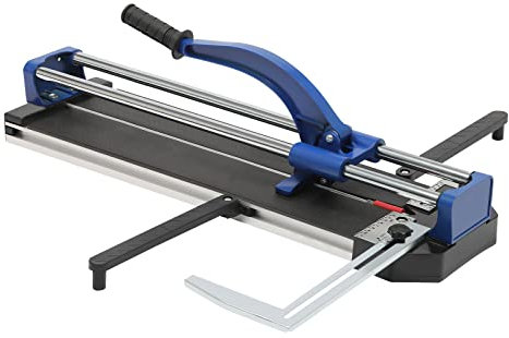 Fliesenschneider Manuell 60 cm Schnittlänge Flisenschneidmaschine mit Balancierbügeln und Linealstange 0-90° Einstellbar