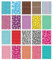 KEQAR 20 Pcs Set d'Autocollants Colorés pour Instax Mini 7S/8/25/50S/90 Appareil Photo Instantané (A)