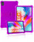 Schutzhülle für QDDQ T618 10.1 Zoll neueste, yystao Kinder Weiche Silikon-Tablet-Hülle kompatibel mit QDDQ Tablet T618, verstellbarem Ständer (Violett)