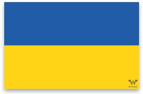 Ukraine Flagge Aufkleber Sticker 8,5 x 5,5 cm für Auto & Wohnmobil – Länderflagge – Alle Länder verfügbar