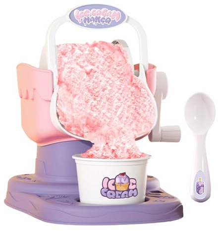Eismaschine Für Kinder – 370 G Softeismaschine, Manuelle Handkurbel-Maschine Für Gefrorene Desserts, Schnelle Ergebnisse, Eiscreme-Sorbet-joghurts-Ersteller | Eiscreme-Spielzeuggerät Für Sommerpartys