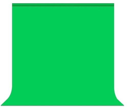 UZAMIRLEX Fondo Fotográfico, Tela de Fondo de Pantalla Verde de Lona de 2 m x 2 m for Estudio de fotografía y vídeo