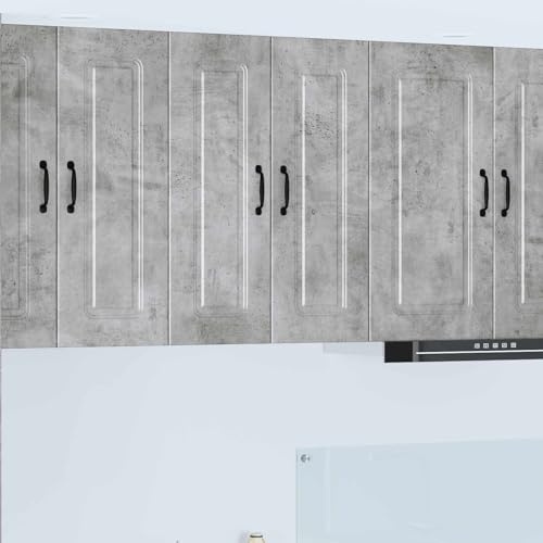ZIRLANLV Oven Housing, Engineered Wood Cabinet with Adjustable Feet, Space for Oven and Microwave, Worktop Not Included for Kitchen Layouts (30 x 31 x 80 cm 2x wall cabinet (1 door) 30 cm)