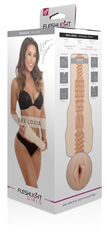Fleshlight Male Sex Toys Eva Lovia – The Number One Male Masturbator Sex Toys for Men with Our Fleshlight SuperSkin Pocket Pussy Technology