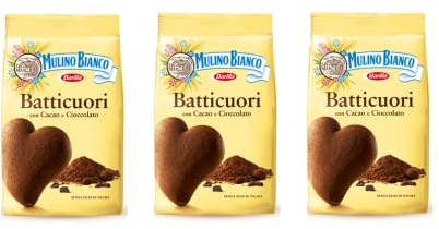 3x Mulino Bianco Kakao Kekse Batticuori Italien biscuits cookies kuchen brioche