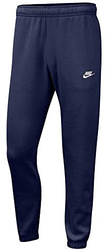 Nike BV2737-410 M NSW Club Pant CF BB Pants Men's Midnight Navy/Midnight Navy/White S
