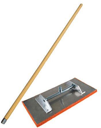 Handelskönig Egaline 420 mm x 220 mm mit Holzstiel 130 cm und Schwamm Putzer Schwammbrett