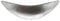 FRANK FLECHTWAREN Silberschale, Pflanzschale Silber, Deko Schale, Deko Objekt, Silber 60 x 16 x 19 cm