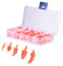 Milisten 160Pcs Karottennase Set Neuheit Weihnachten Schneemann Kit Weihnachten Nase Machen Spielzeug Partyzubehör für Kinder DIY Handwerk Winter Outdoor Making Zubehör (Orange)