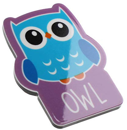 Cute Owl Character Kids Novelty Magnet
