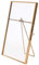 SGerste Vintage Stil Messing und Glas Metall schwebender Schreibtisch Fotorahmen für Bilder Kunst Handwerk Freistehender Bilderrahmen - Gold, 10 x 15 cm (13 x 18 cm)
