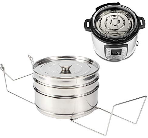 Stackable 3 Tier Stainless Steel Steamer Cooker Pot Set 3-Layer Stackable Design Efficient Heating Easy to Clean