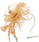 DRESHOW Fascinator Chapeau Plume Mariage Dames Day Bandeau et Clip Cocktail Tea Party Chapeau pour Fille et Femmes