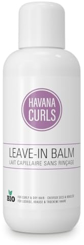 Bio-Lockenlotion HAVANA CURLS Leave-in Balm 150ml, Bio-zertifizierte Naturkosmetik für lockige, krause und trockene Haare, COSMOS Organic