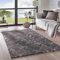 Taracarpet Teppich Supersoft Kurzflor-Teppich Valetta Marmor Blitz modern marmoriert waschbar für Wohnzimmer Schlafzimmer Jugendzimmer Badezimmer aus Polyester anthrazit 140x200 cm
